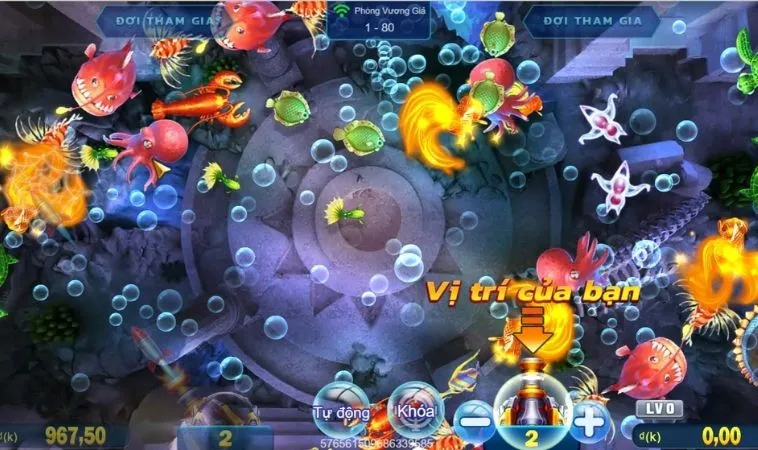 Hướng Dẫn Chơi Bắn Cá Royal Fishing Tại M88 Để Thắng Lớn Nhanh Chóng 2 Giao diện chơi game Bắn Cá Royal Fishing tại M88