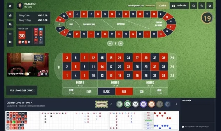 Tăng Cơ Hội Thắng Lớn Với Cách Chơi Roulette Nhà Cái M88 Hiệu Quả 2 Bàn cược Roulette nhà cái M88