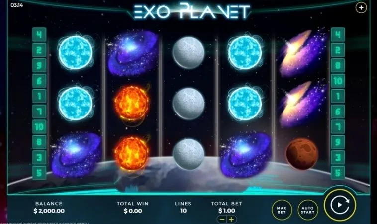 Giao diện chơi game Nổ Hũ Vũ Trụ tại M88