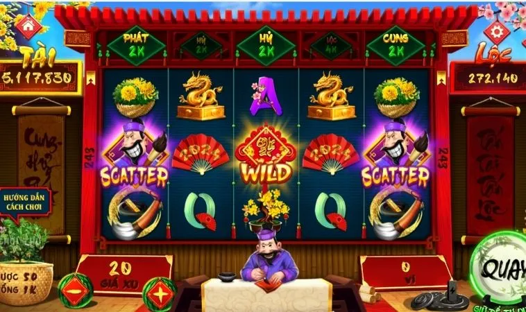 Khám Phá Cách Chơi Nổ Hũ Ông Đồ Hấp Dẫn Tại Nhà Cái M88 2 Các biểu tượng trong game Nổ Hũ Ông Đồ Hấp Dẫn Tại Nhà Cái M88