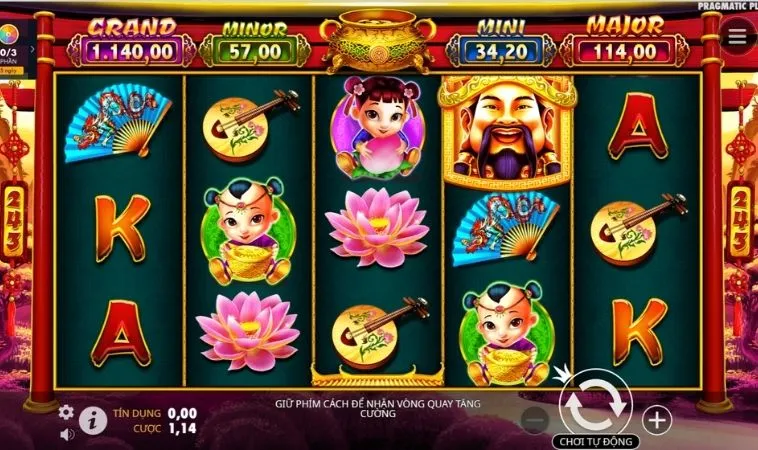 Tìm Hiểu Nổ Hũ Thần Tài Tại M88 Để Thắng Lớn Hôm Nay 2 Giao diện chơi game Nổ Hũ Thần Tài tại M88